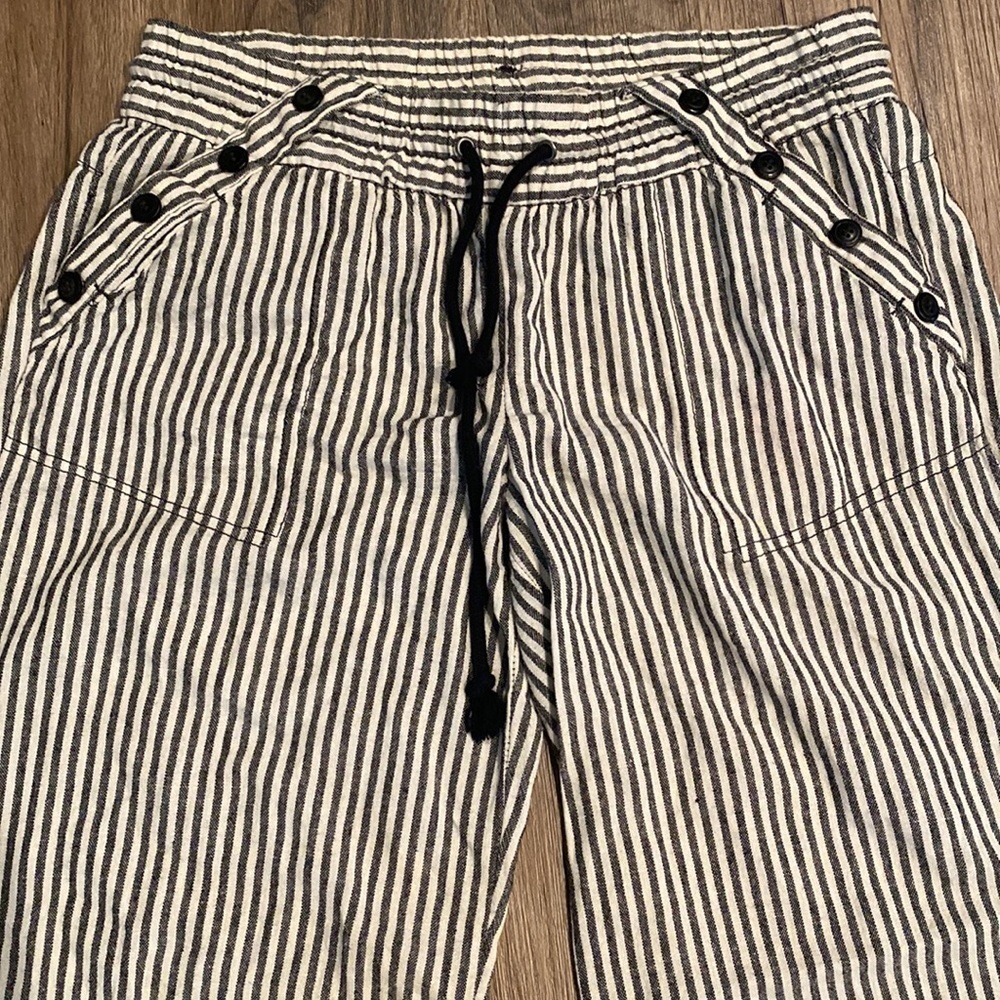Rewind Wide Leg Drawstring Pants 9 - Picture 2 of 7